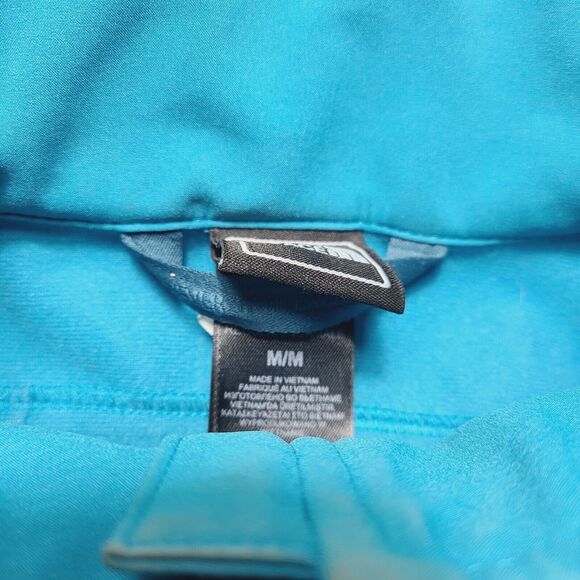 The North Face Calentito Zip Fleece Lined Softshell Jacket Women's Medium Aqua - Picture 4 of 9